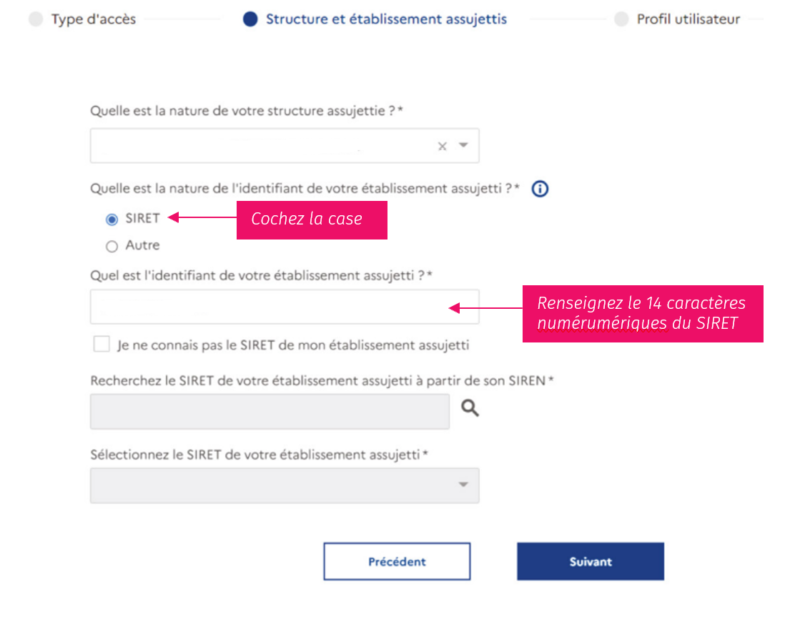 Etape 3 comment créer un compte sur la plateforme OPERAT ? Isidoor